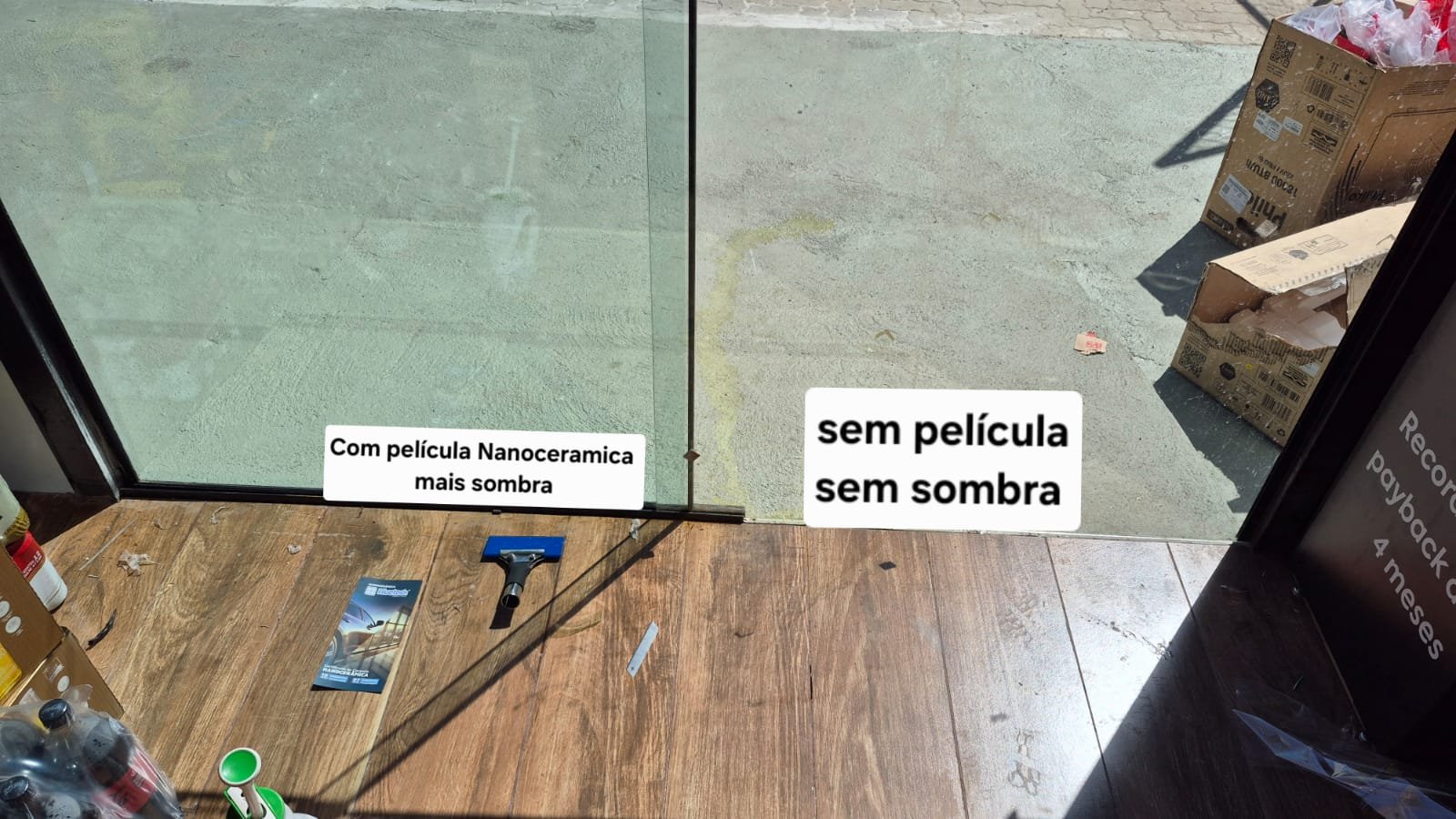 Aplicação de insulfilm residencial
